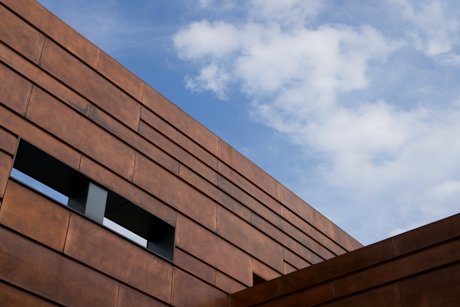 Matured Corten Building Facade